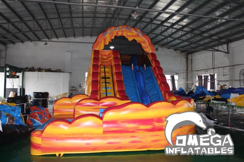 18FT Wild Rapids Fire Inflatable Water Slide