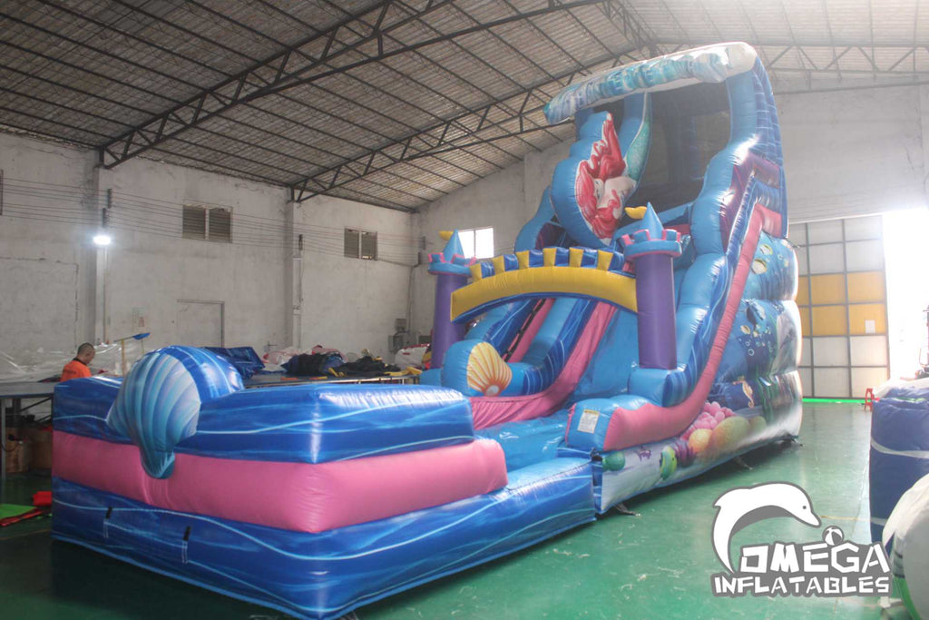 19FT Mermaid Commercial Inflatable Water Slide