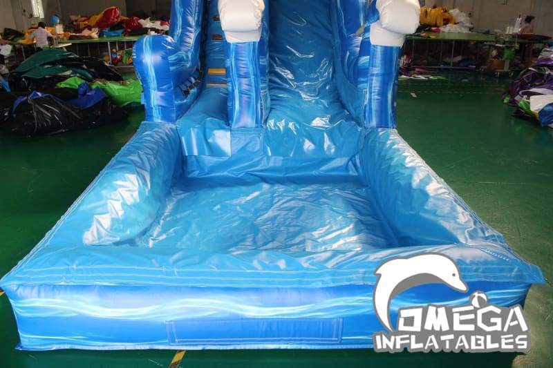 19FT Dolphin Wave Wet Dry Slide