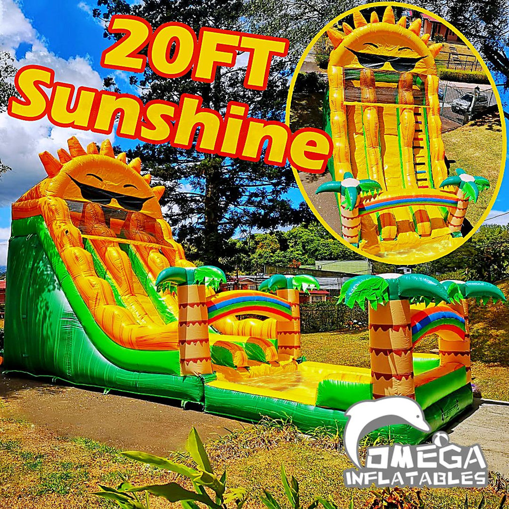 20FT Inflatable Paradise Sunshine Water Slide