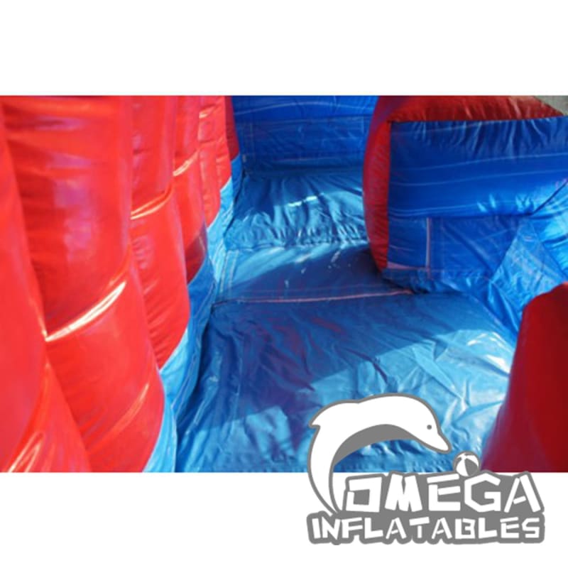 20FT Double Lane Tsunami Wet Dry Slide