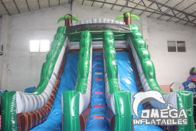 20FT Emerald Dual Lane Water Slide