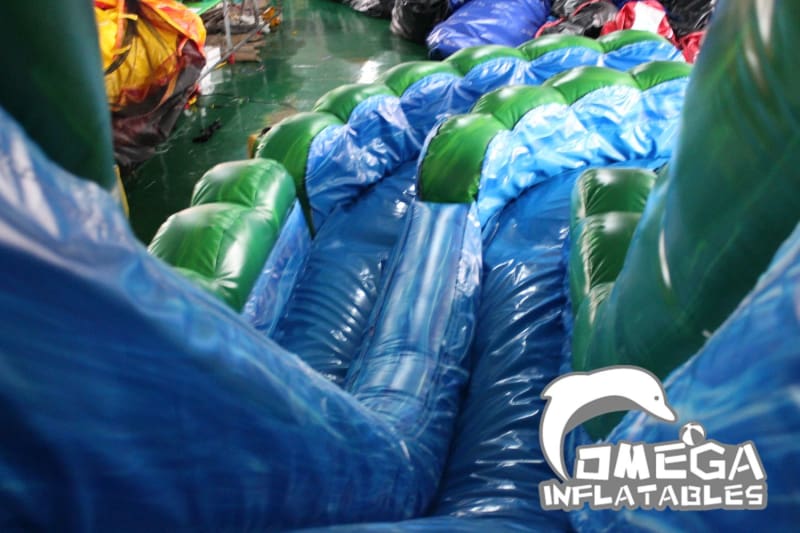 20FT Emerald Ice Inflatable Water Slide