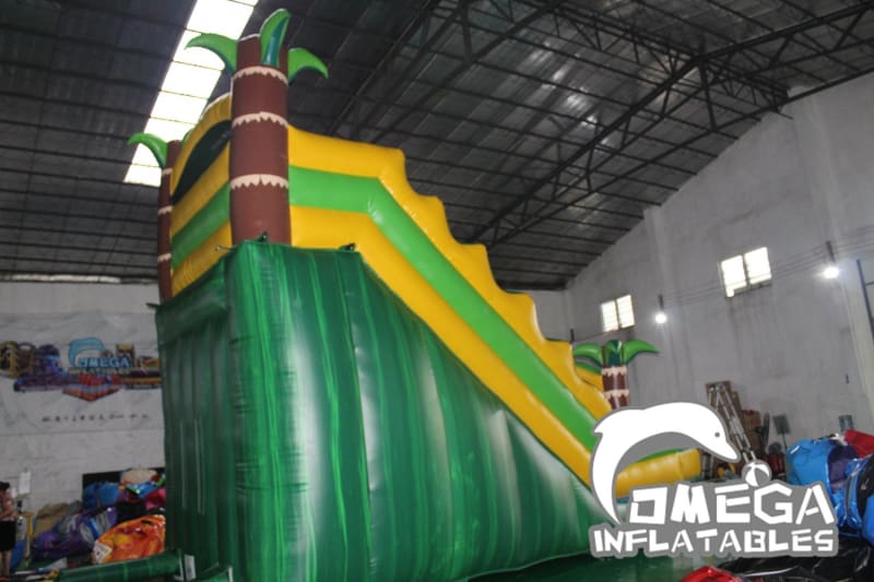 20FT Tropical Rush Water Slide - Omega Inflatables Factory