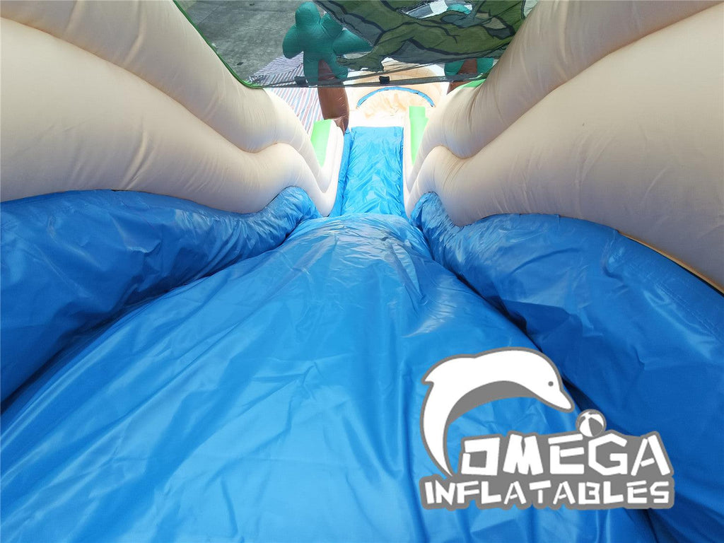 22FT Life's a Beach Inflatable Water Slide - Omega Inflatables Factory