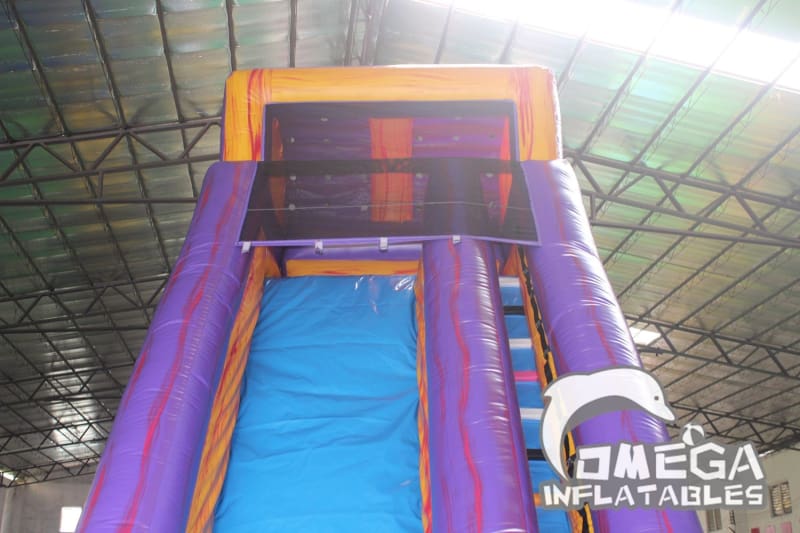 22FT Marble Purple Water Slide