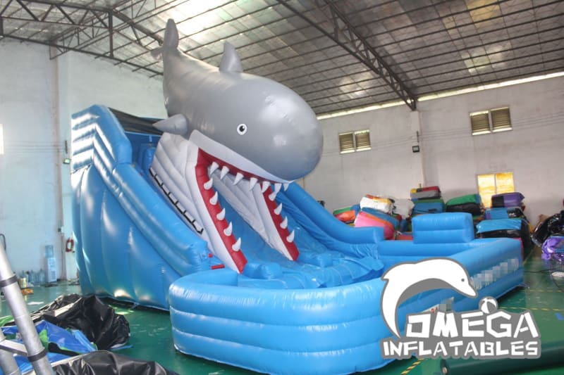 22FT Shark Water Slide