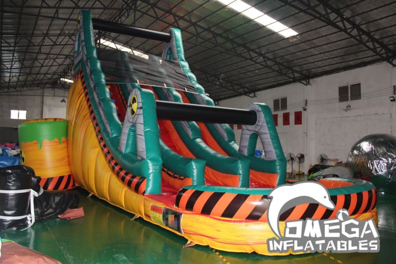 22FT Toxic Dual Lane Water Slide