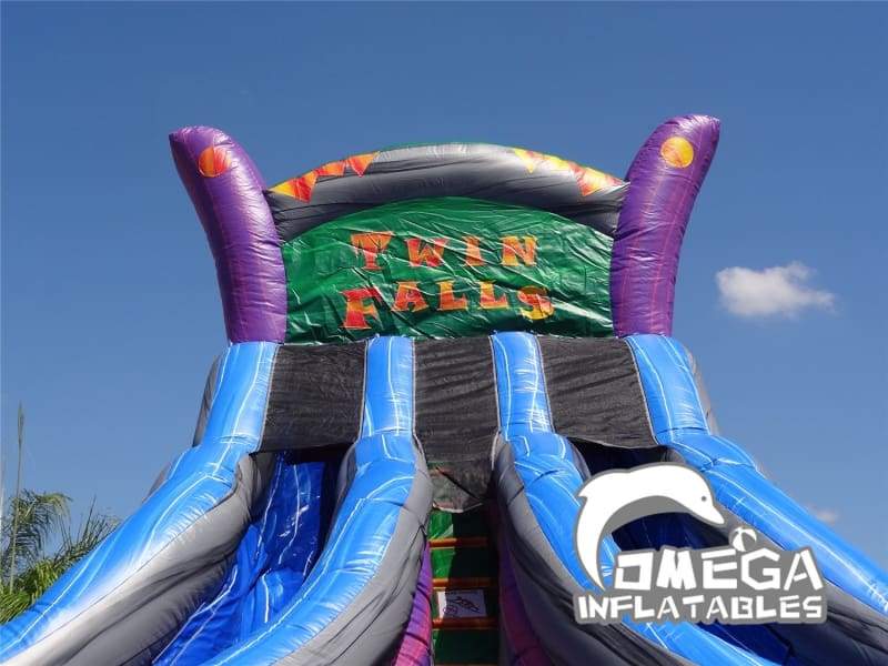 22FT Twin Falls Inflatable Water Slide