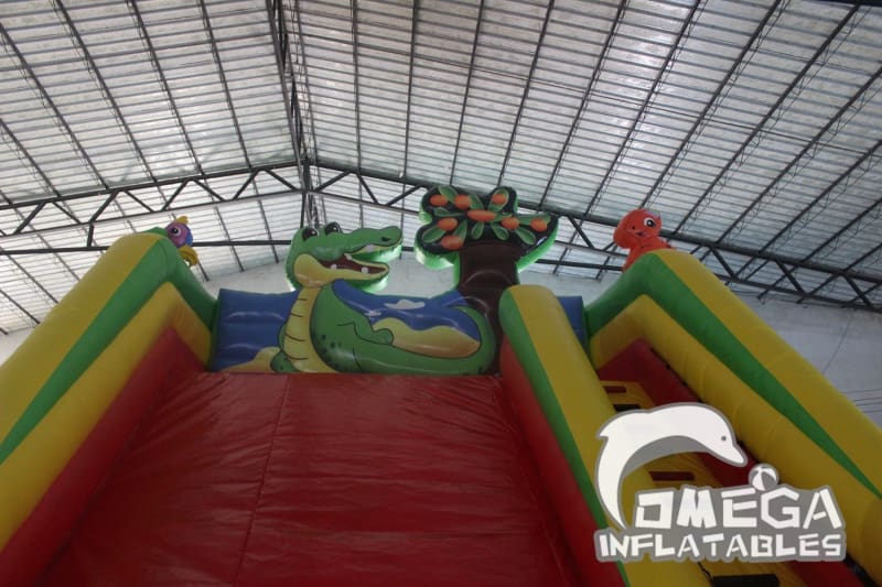 23FT Crocodile Inflatable Slide