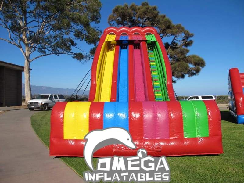 23FT Candy Crush Triple Dry Slide