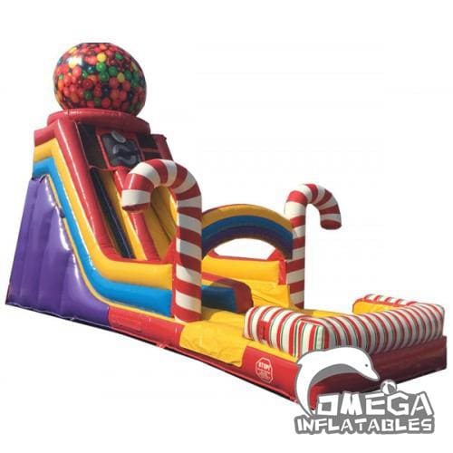 24FT Candy Wet Dry Slide