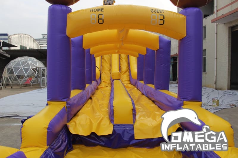 27FT LSU Tigers Themed Water Slide - Omega Inflatables Factory