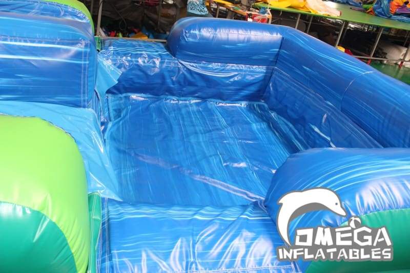 27FT Tropical Dual Lane Water Slide