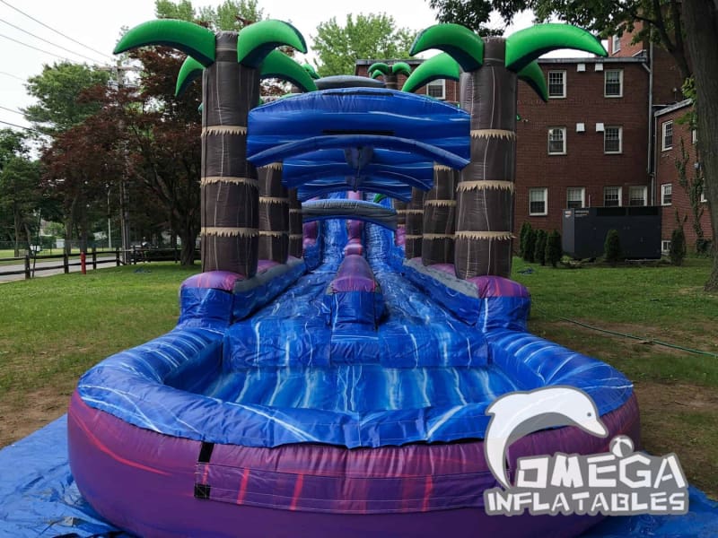 30FT Purple Monster Water Slide