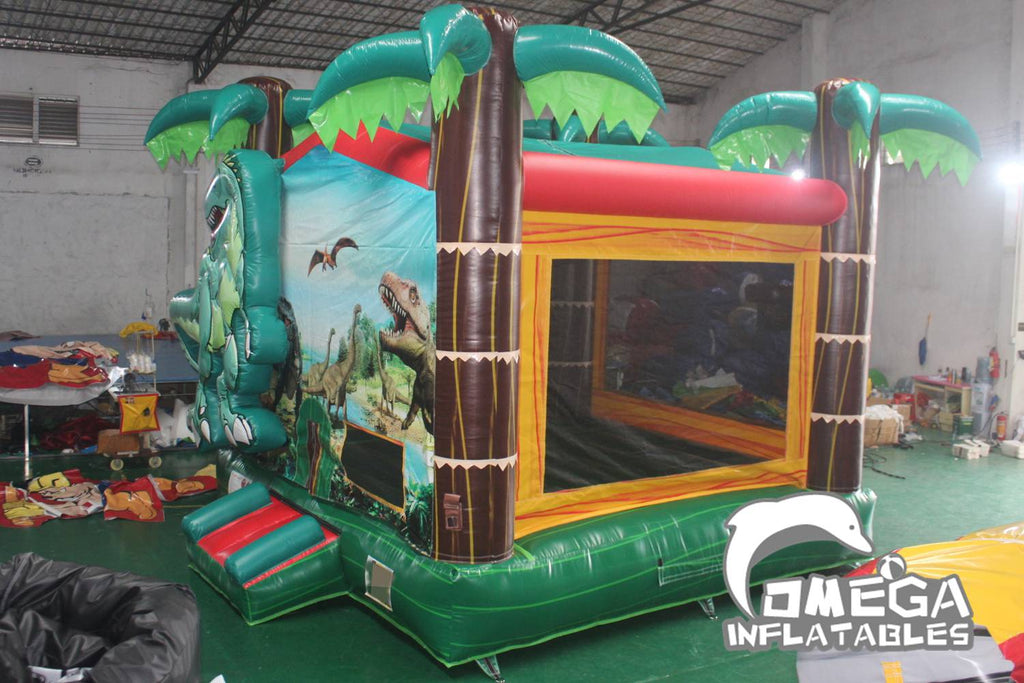 3D Dinosaur Commercial Bounce House for Sale