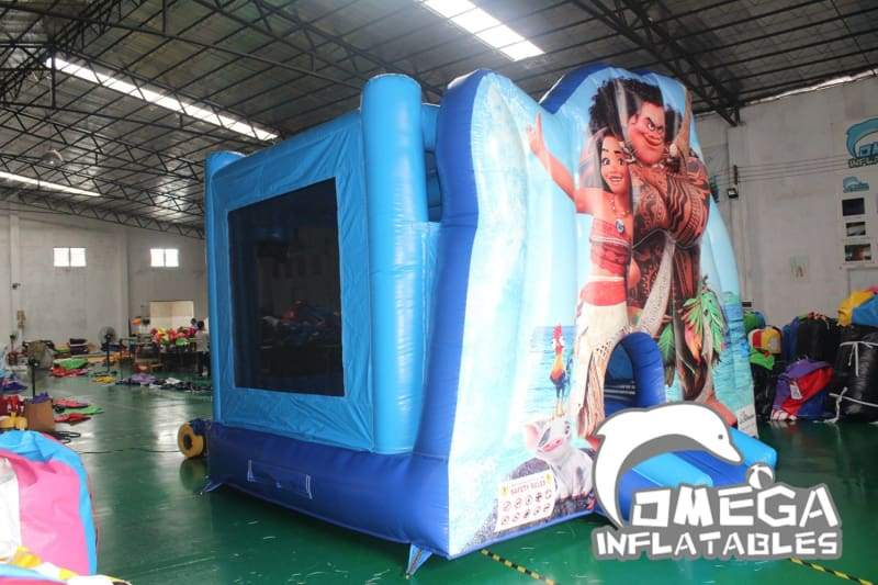 3D Moana Bounce House with Inner Slide