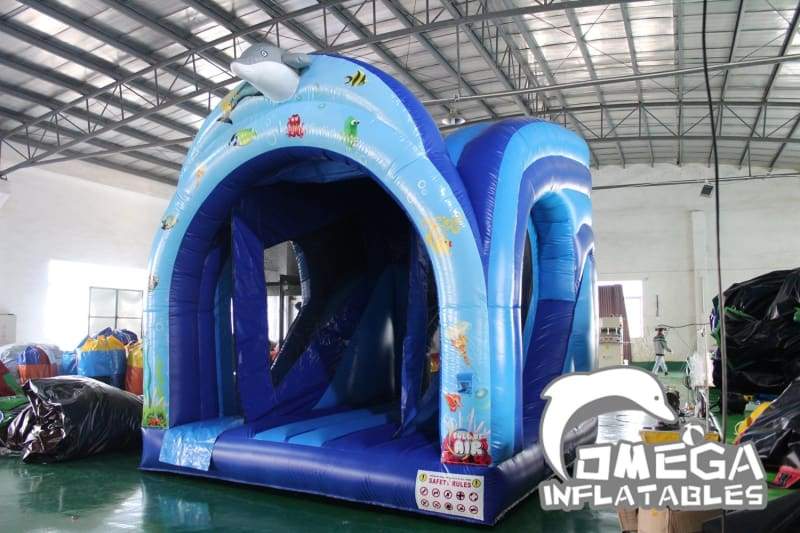 3D Ocean Inflatable Bounce N Slide