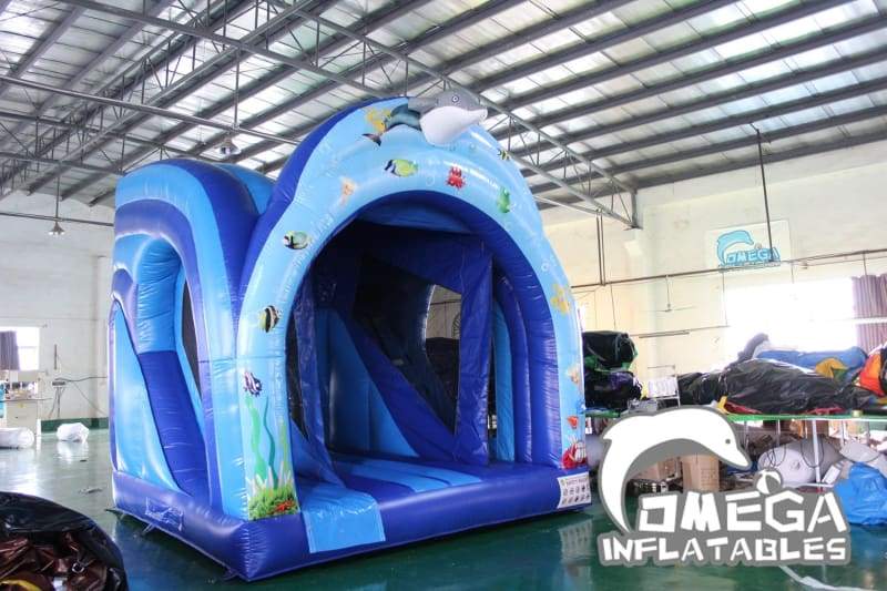 3D Ocean Inflatable Bounce N Slide