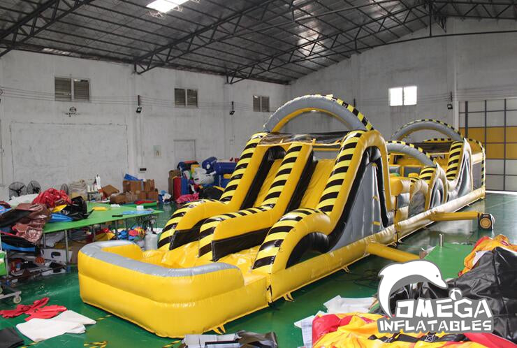 Interactive Atomic Inflatable Obstacle Course with Pool