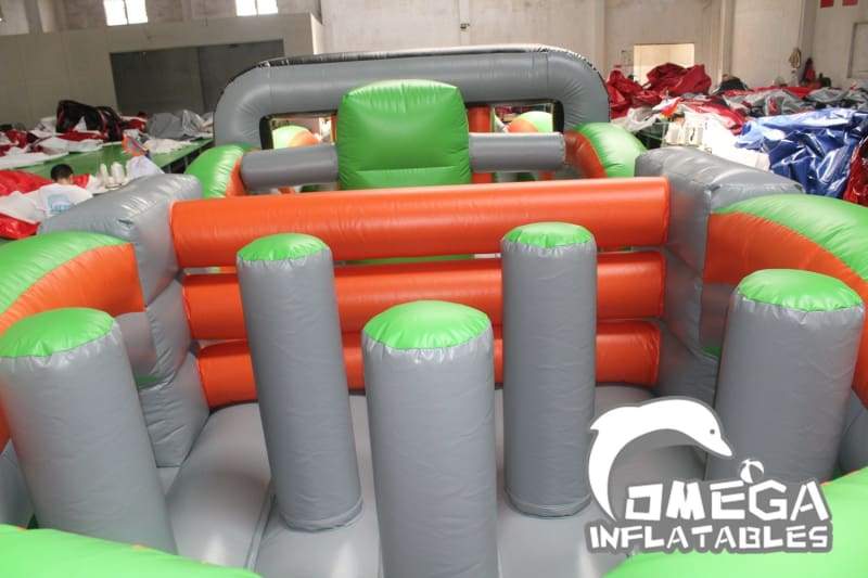 95FT Radical Run Inflatable Obstacle Course (3 sections)