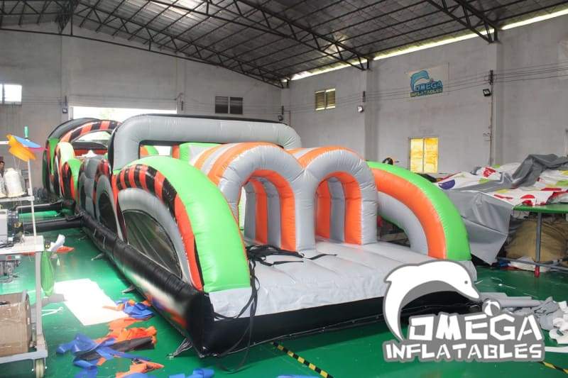 95FT Radical Run Inflatable Obstacle Course (3 sections)