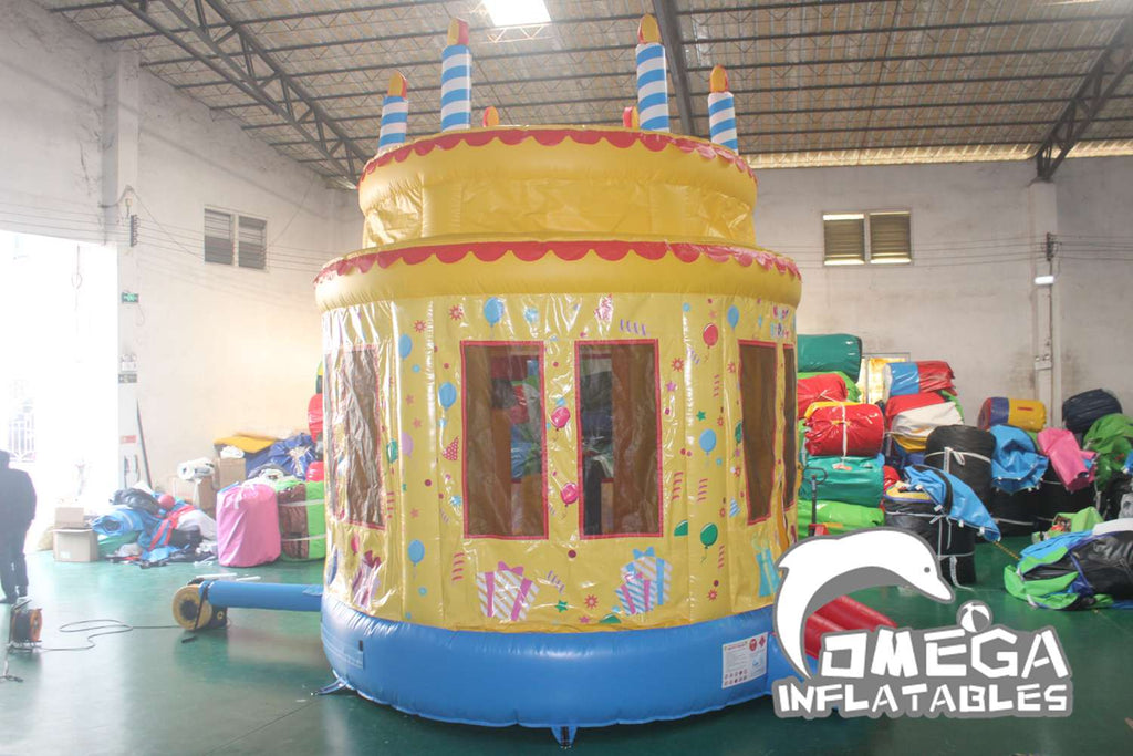 Birthday Cake Bouncer Inflatable Bouncer for Sale