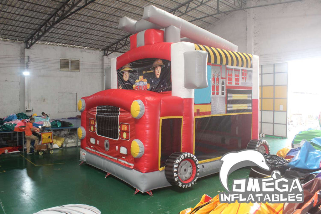 Fire Truck Bounce House Wholesale Distributors