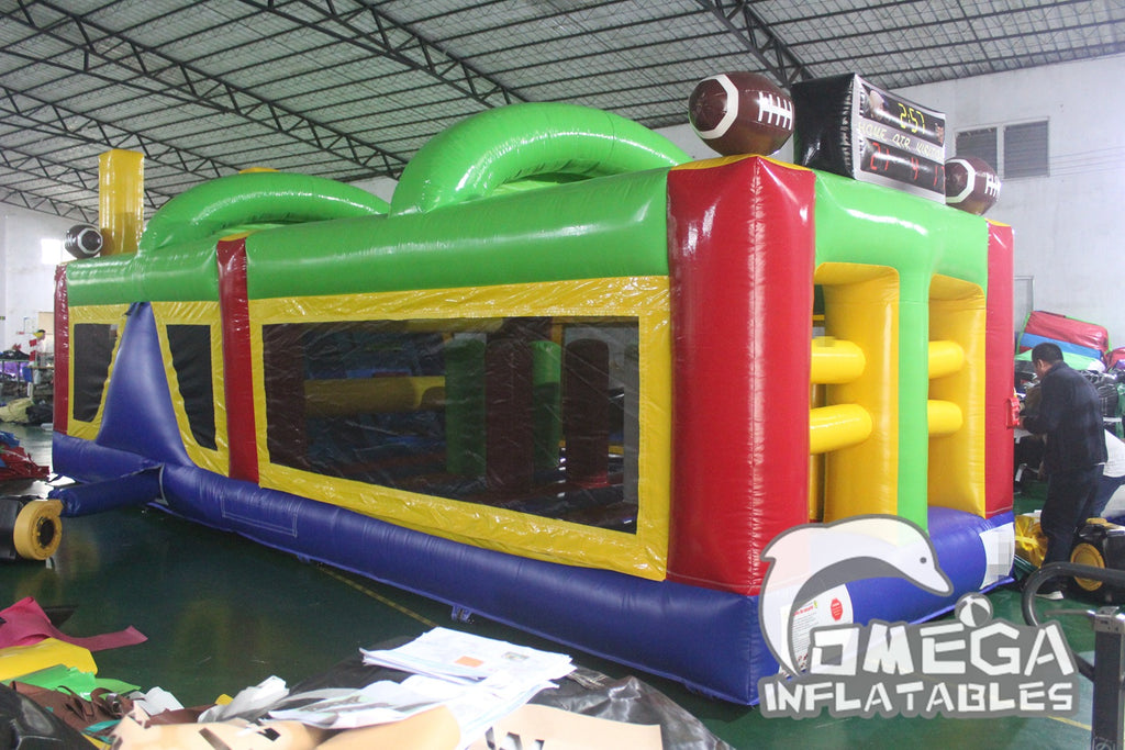 Inflatable Football Obstacle Course