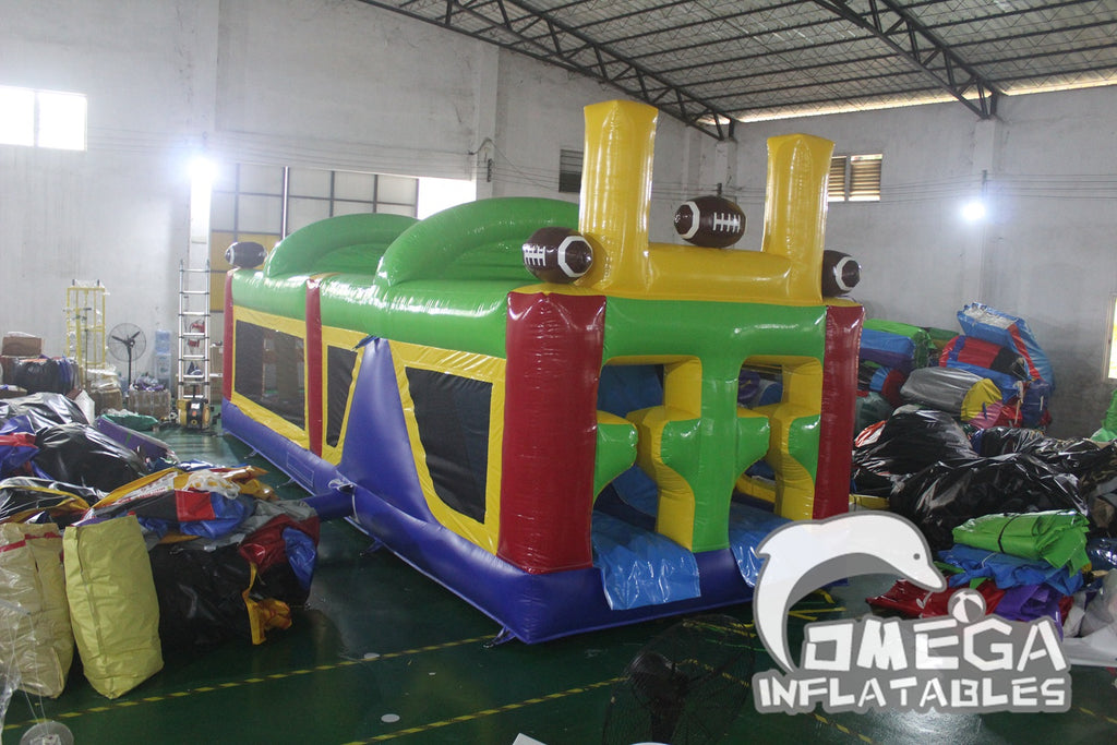 Inflatable Football Obstacle Course