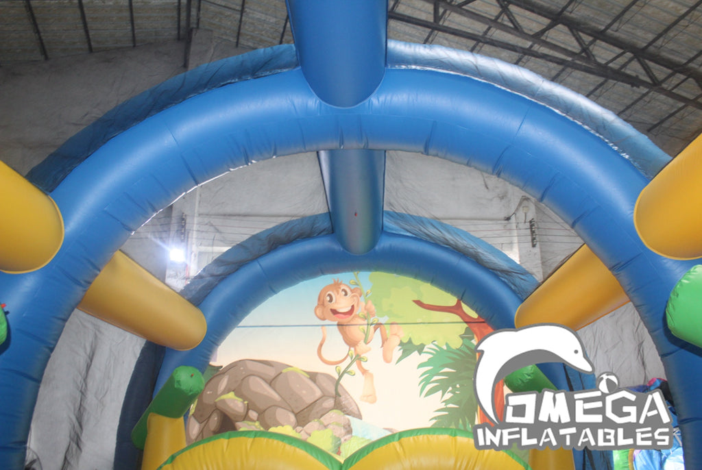 Inflatable Water Splash Bouncy Castle