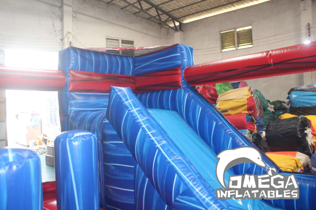 Inflatable Marble Castle Combo