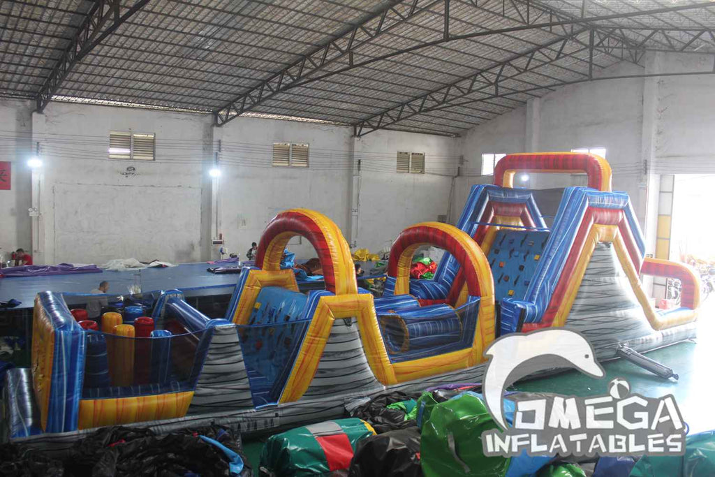 Marble Commercial Inflatable Obstacle Course