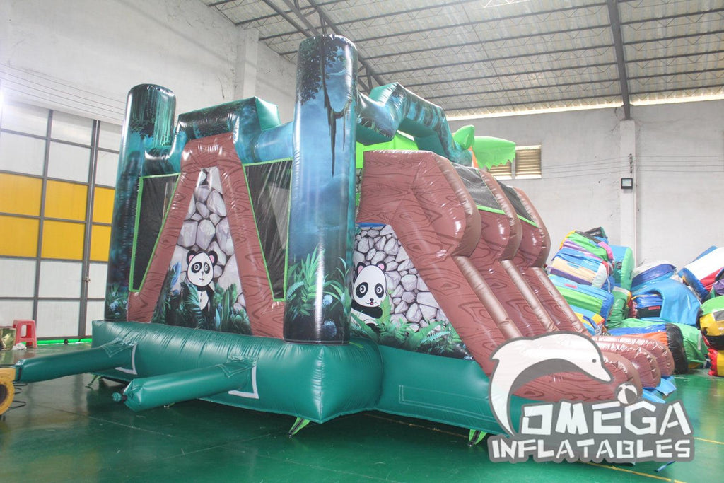 Panda Themed Inflatable Combo - Omega Inflatables Factory