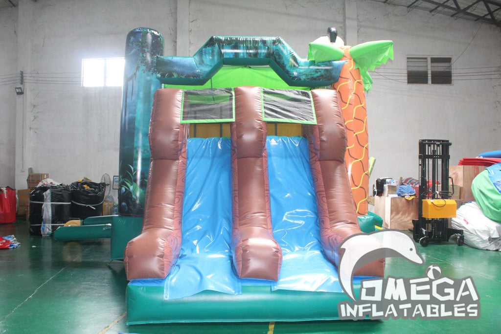 Panda Themed Inflatable Combo - Omega Inflatables Factory