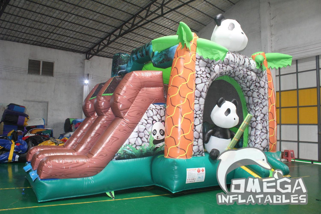 Panda Themed Inflatable Combo - Omega Inflatables Factory