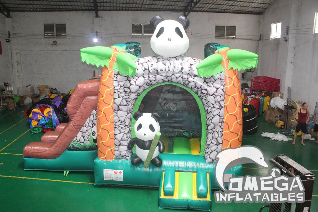 Panda Themed Inflatable Combo - Omega Inflatables Factory