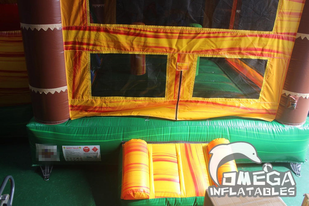 Inflatable Paradise Water Combo Commercial Jumpers Wholesale - Omega Inflatables Factory