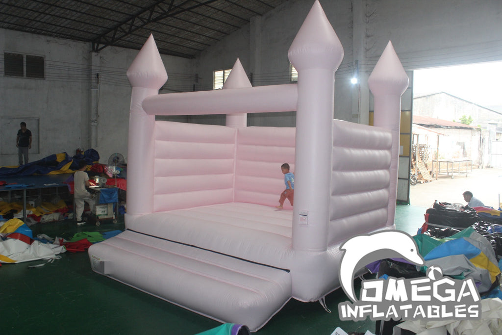 Pink Wedding Bounce House