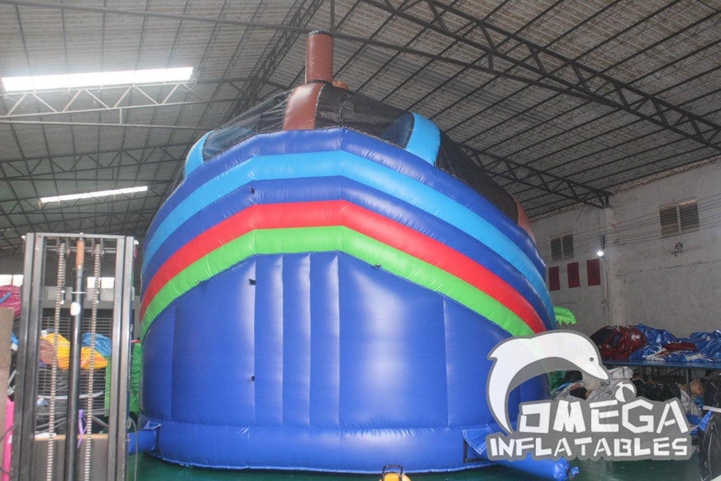 Inflatable Pirate Treasure Water Slide - Omega Inflatables Factory