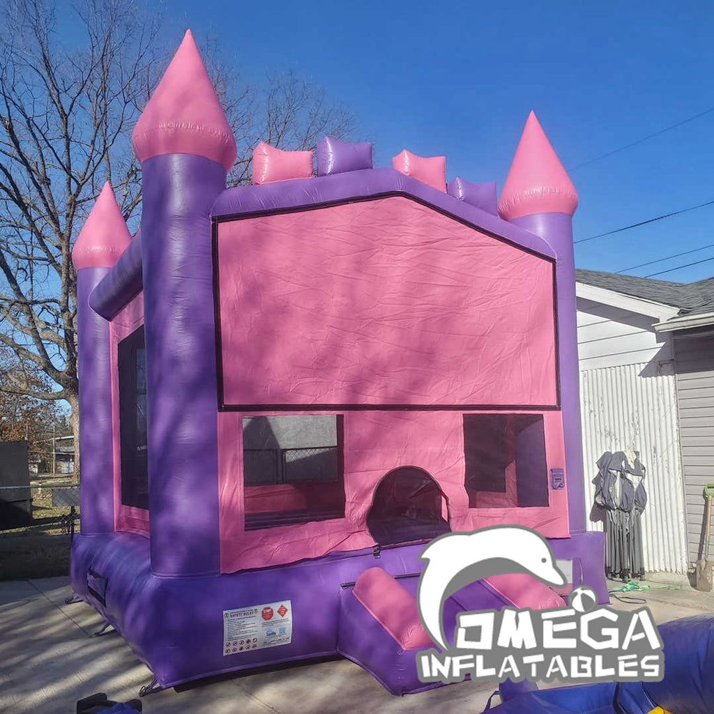 Princess Bricks Castle Inflatable Bounce House