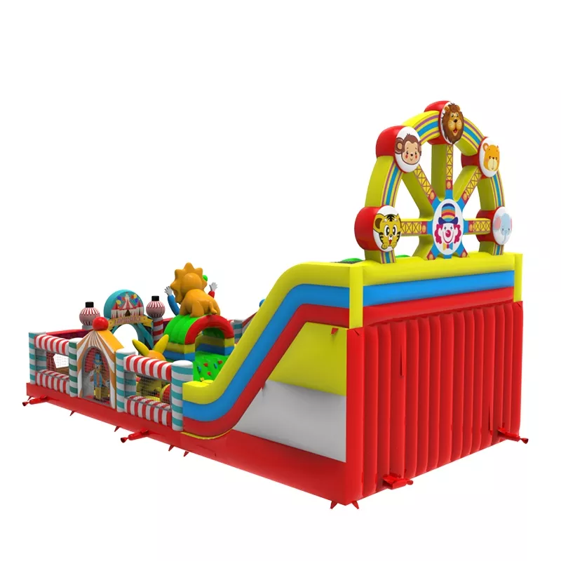 Carnival Inflatable Playground - Omega Inflatables Factory