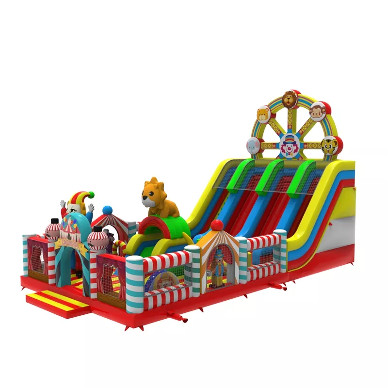 Carnival Inflatable Playground - Omega Inflatables Factory