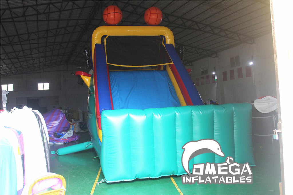 Inflatable Sports Obstacle Course Castle - Omega Inflatables Factory