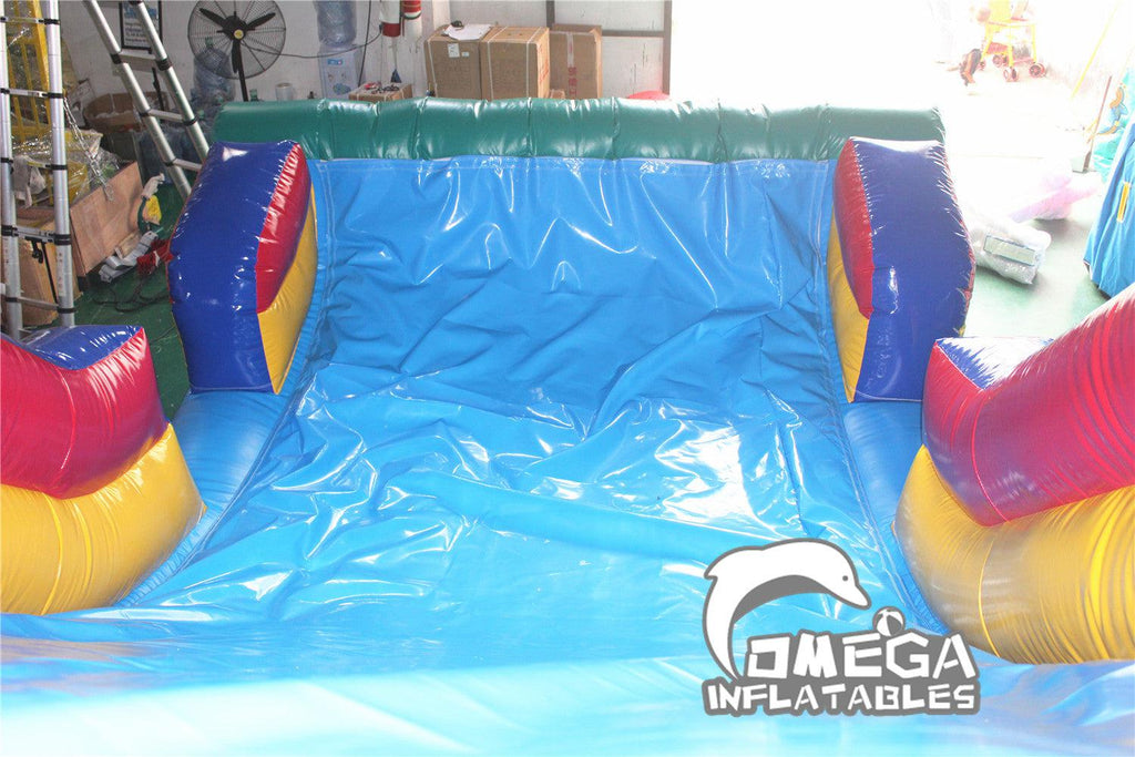 Inflatable Sports Obstacle Course Castle - Omega Inflatables Factory