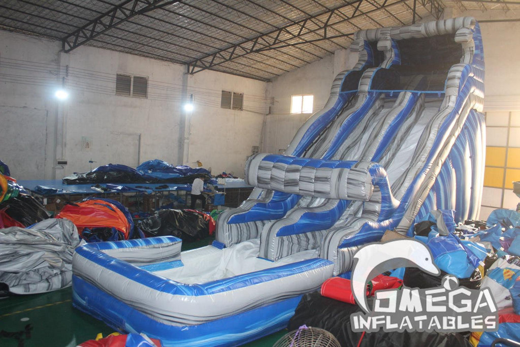 Tidal Wave Inflatable Water Slide - Omega Inflatables Factory