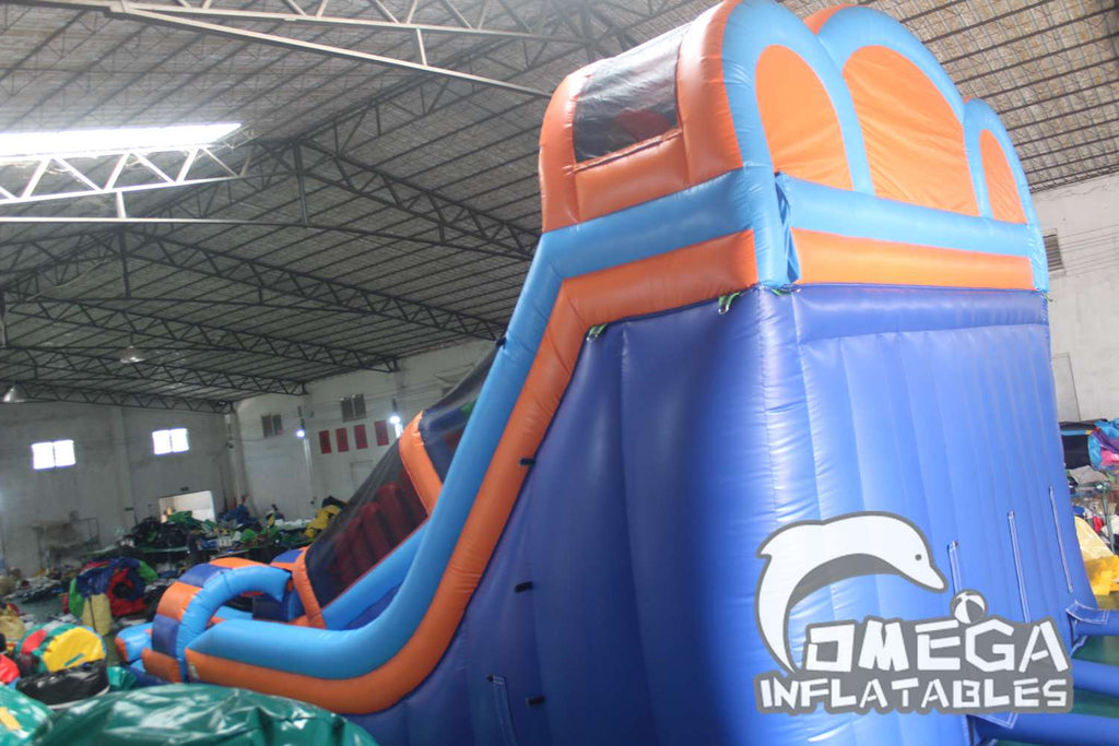 20FT Inflatables Supplier Vertical Challenge Water Slide