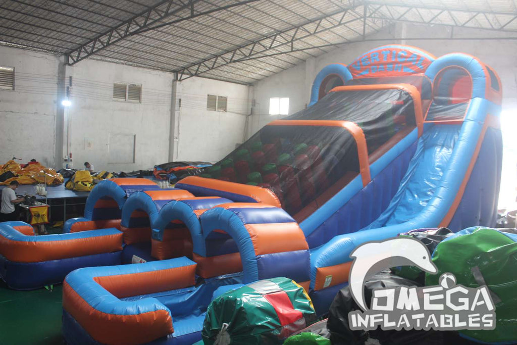 20FT Inflatables Supplier Vertical Challenge Water Slide