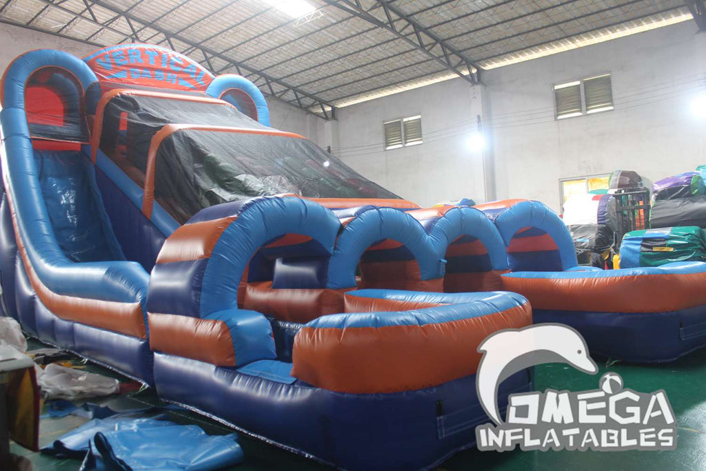 20FT Inflatables Supplier Vertical Challenge Water Slide