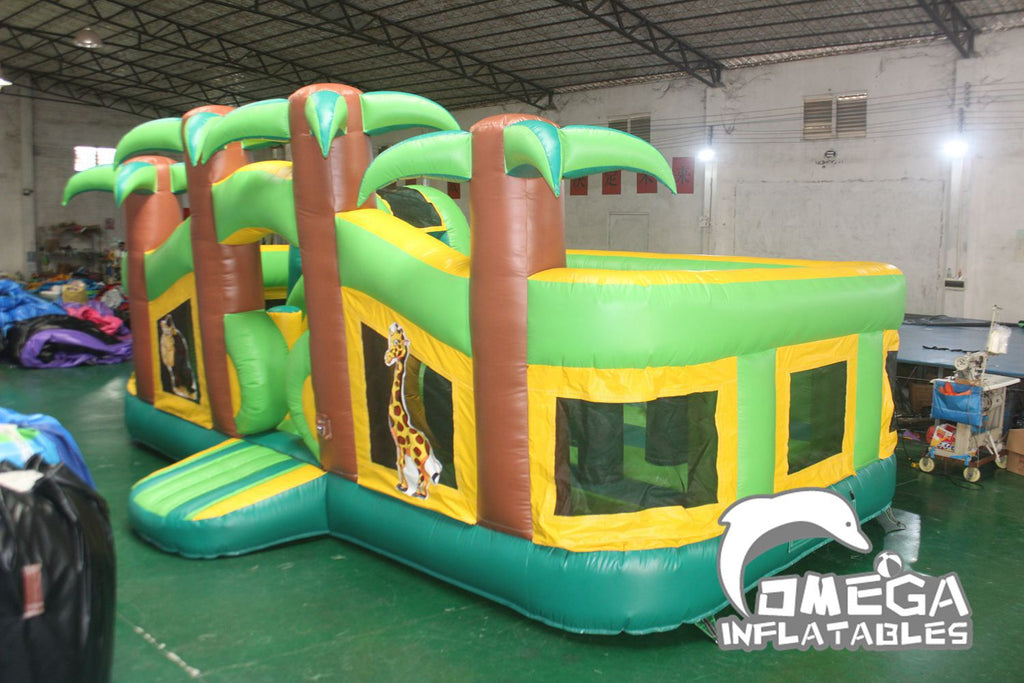 Zoo Island Toddler Combo Inflatable Playland